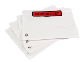 Paklijst envelop 'Packing List'