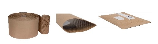 Corrugated cardboard self-adhesive